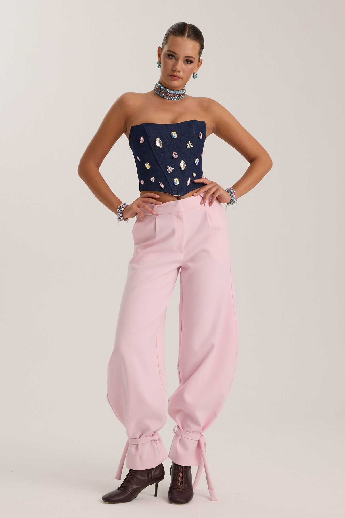Nok Iconic Jewel Corset DARK BLUE