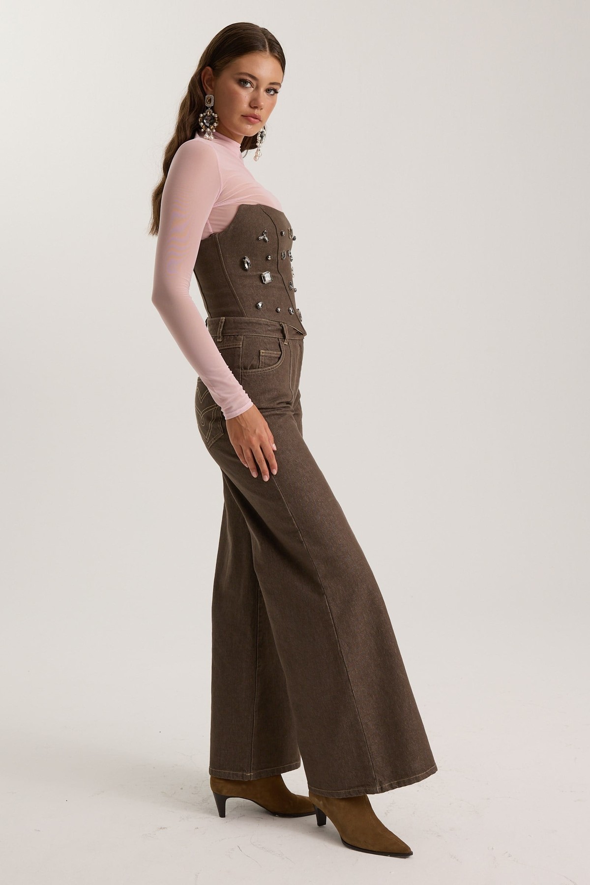 Nok Iconic Jewel Corset DARK GREEN