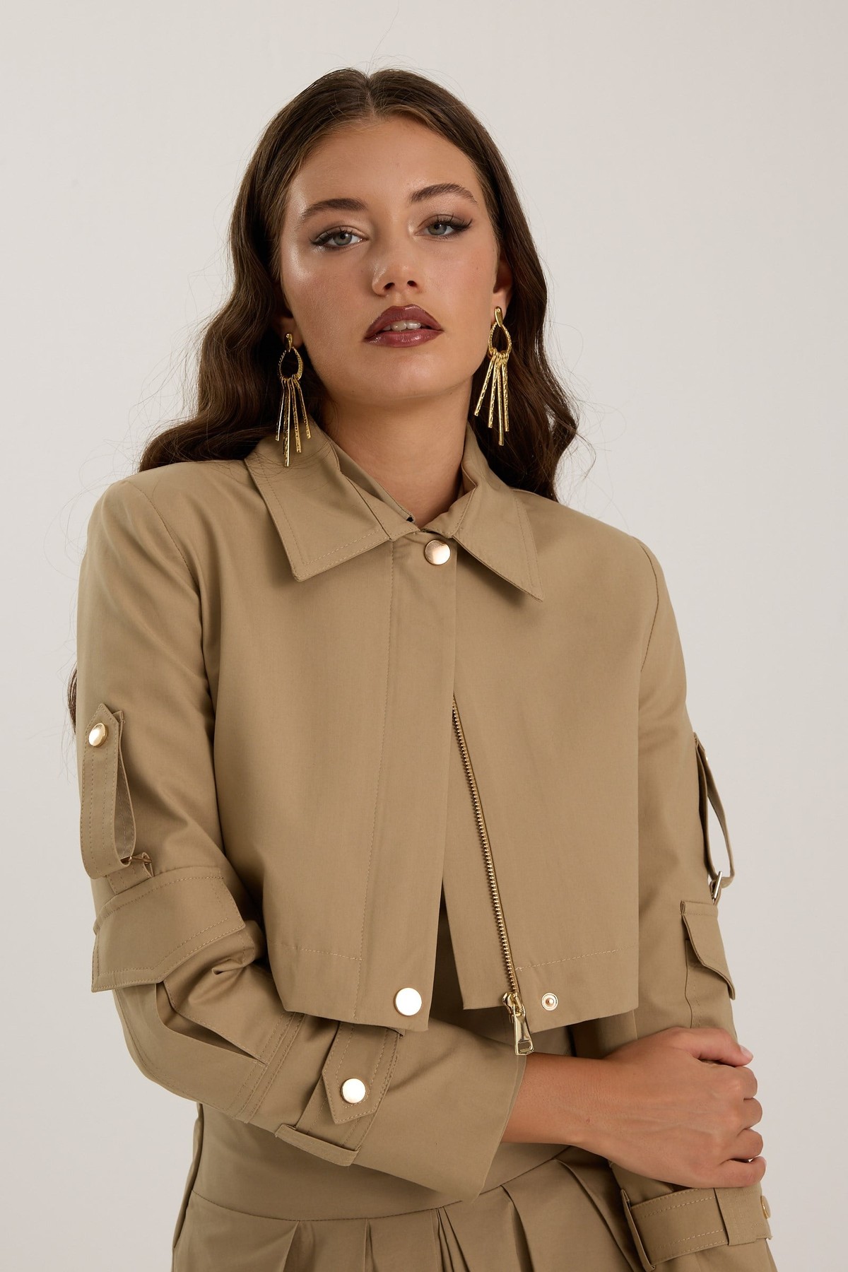 Nok Iconic Rock Star Jacket Bronze Brown