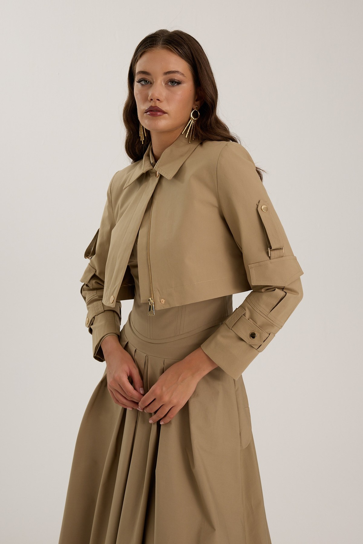 Nok Iconic Rock Star Jacket Bronze Brown