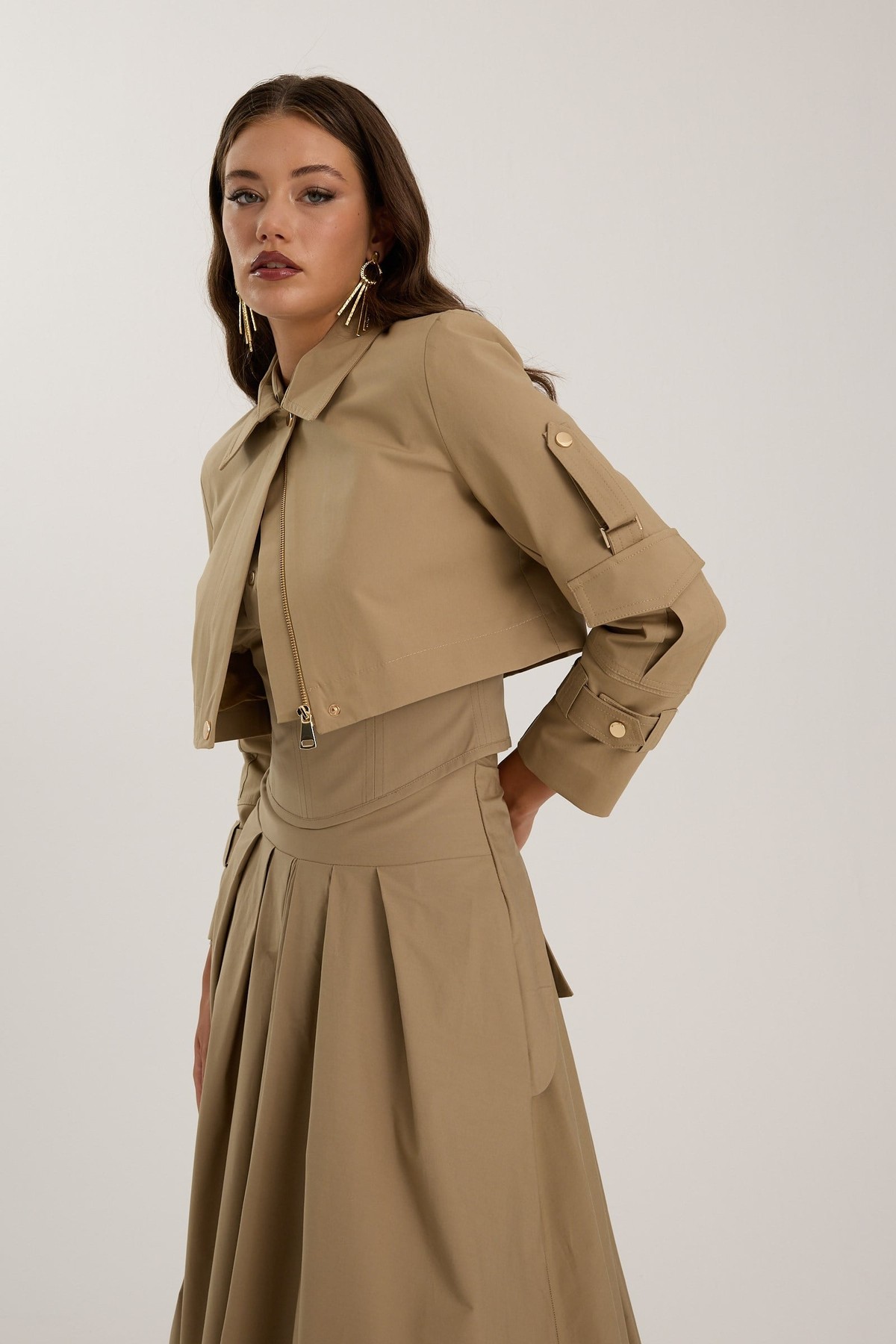 Nok Iconic Rock Star Jacket Bronze Brown