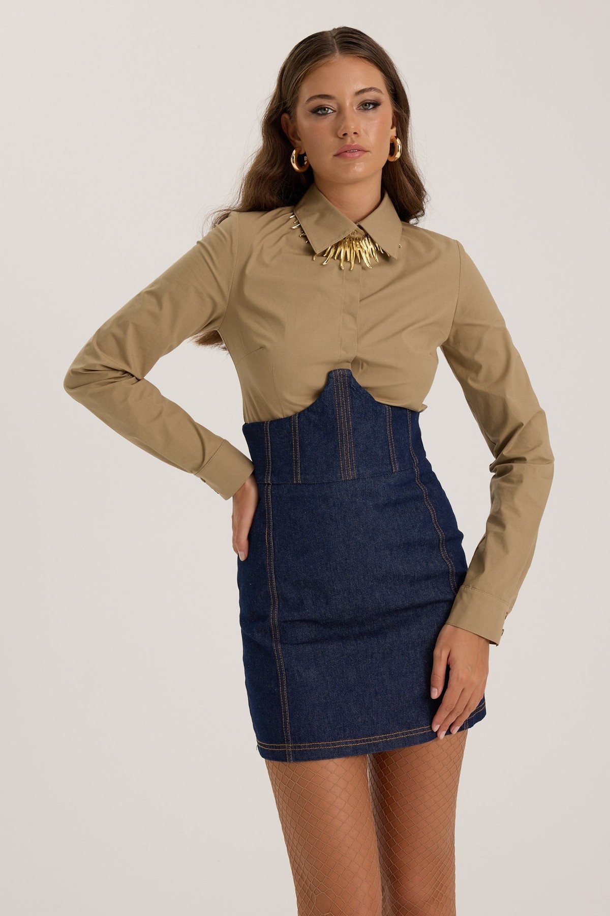 Nok Iconic Samantha Dreamy Skirt DARK BLUE