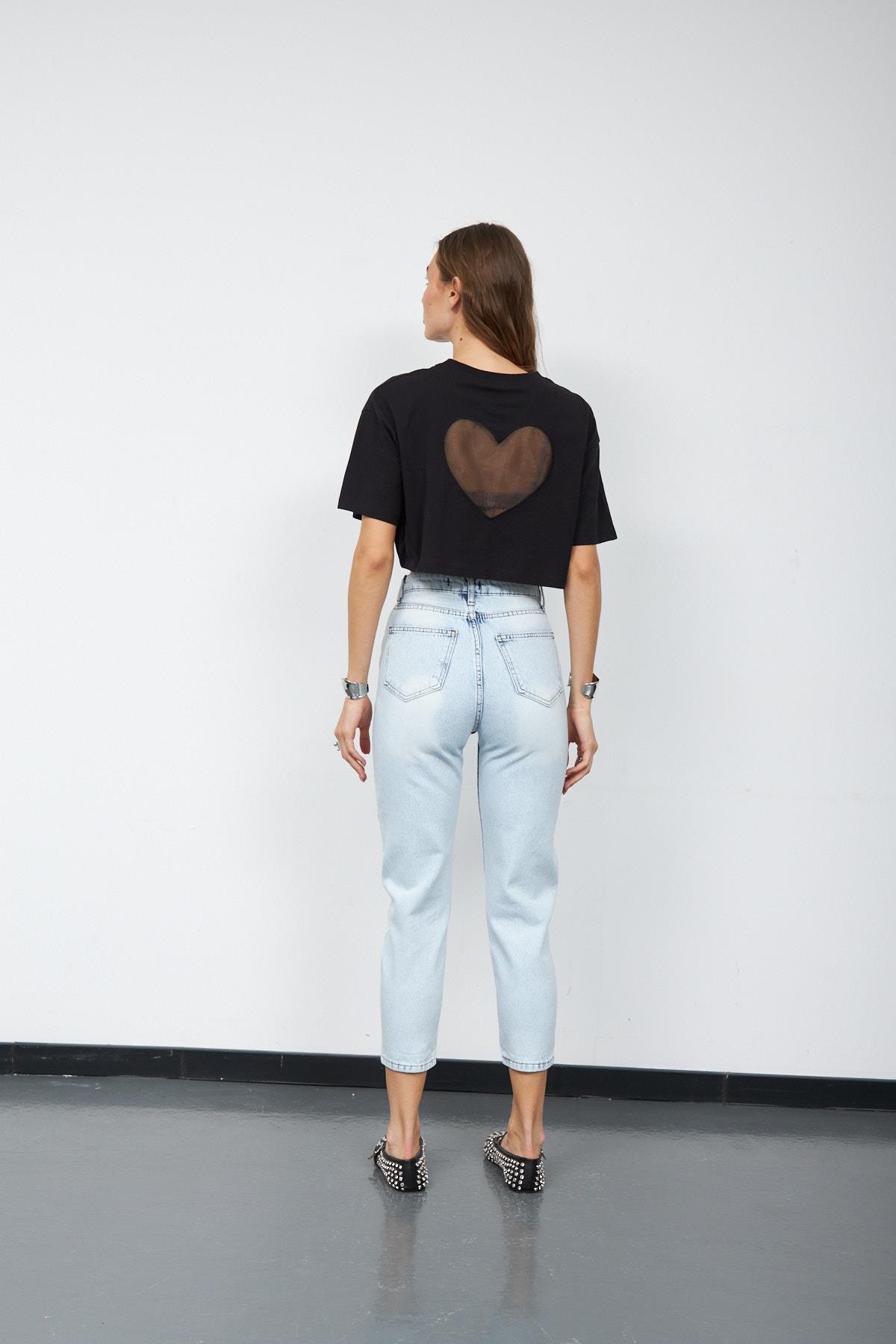 Nok Mom Fit Jean Pantolon LİGHT BLUE