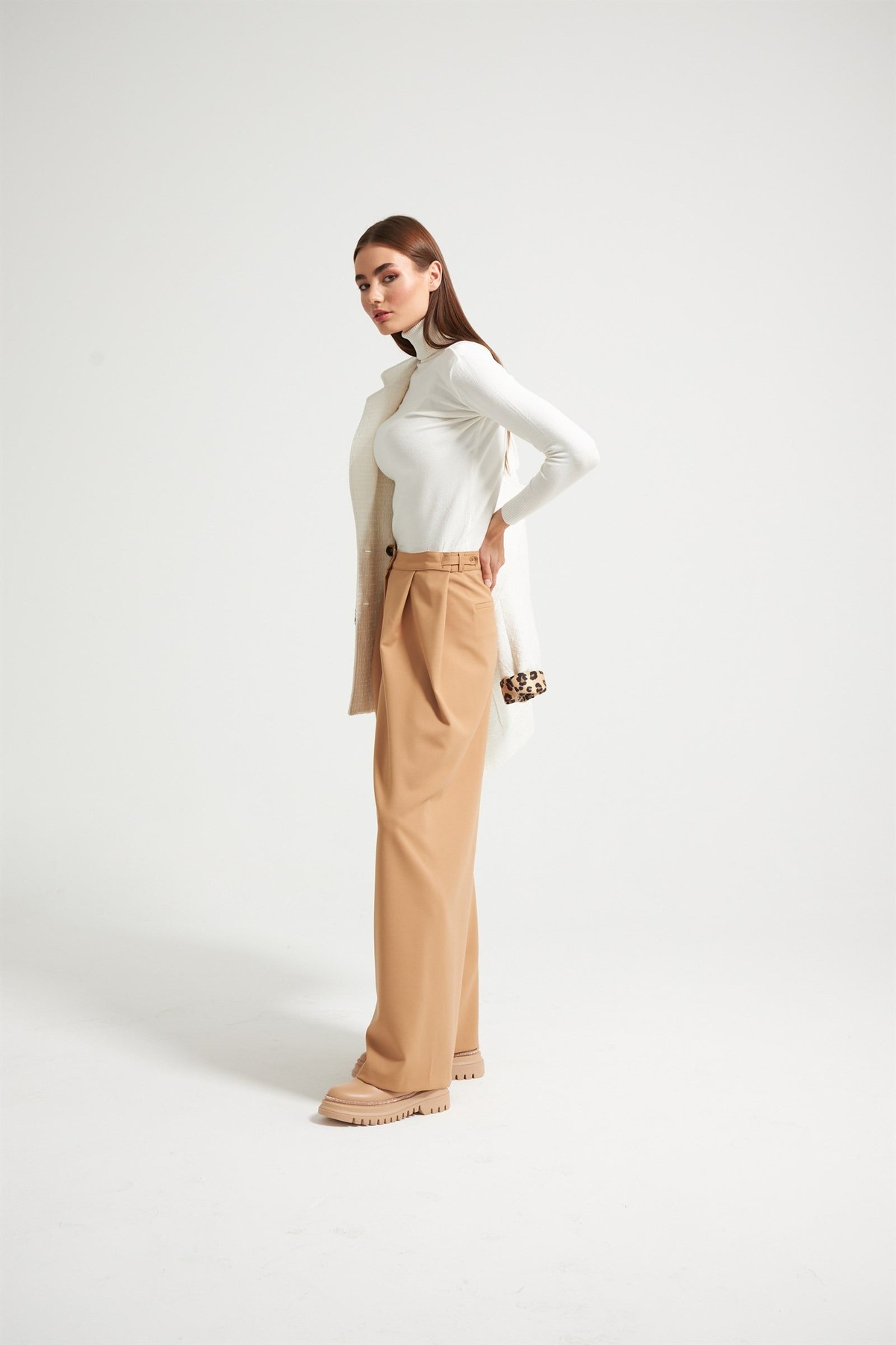 Nok Palazzo Basic Pantolon VİZON