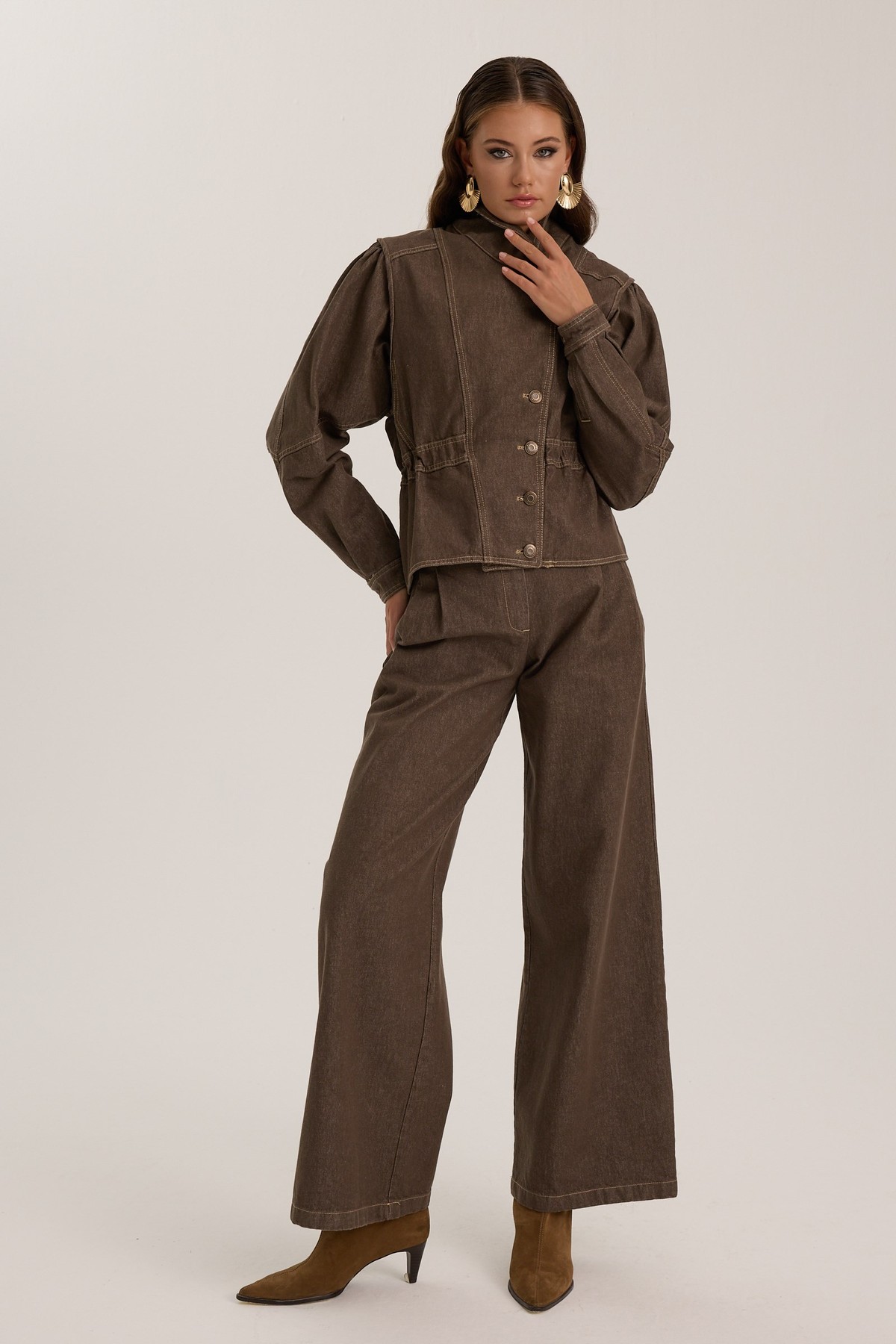 NOK Signature Power Denim Jacket DARK GREEN
