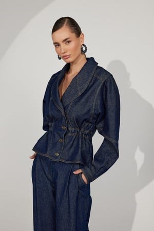 NOK Signature Power Denim Jacket DARK BLUE