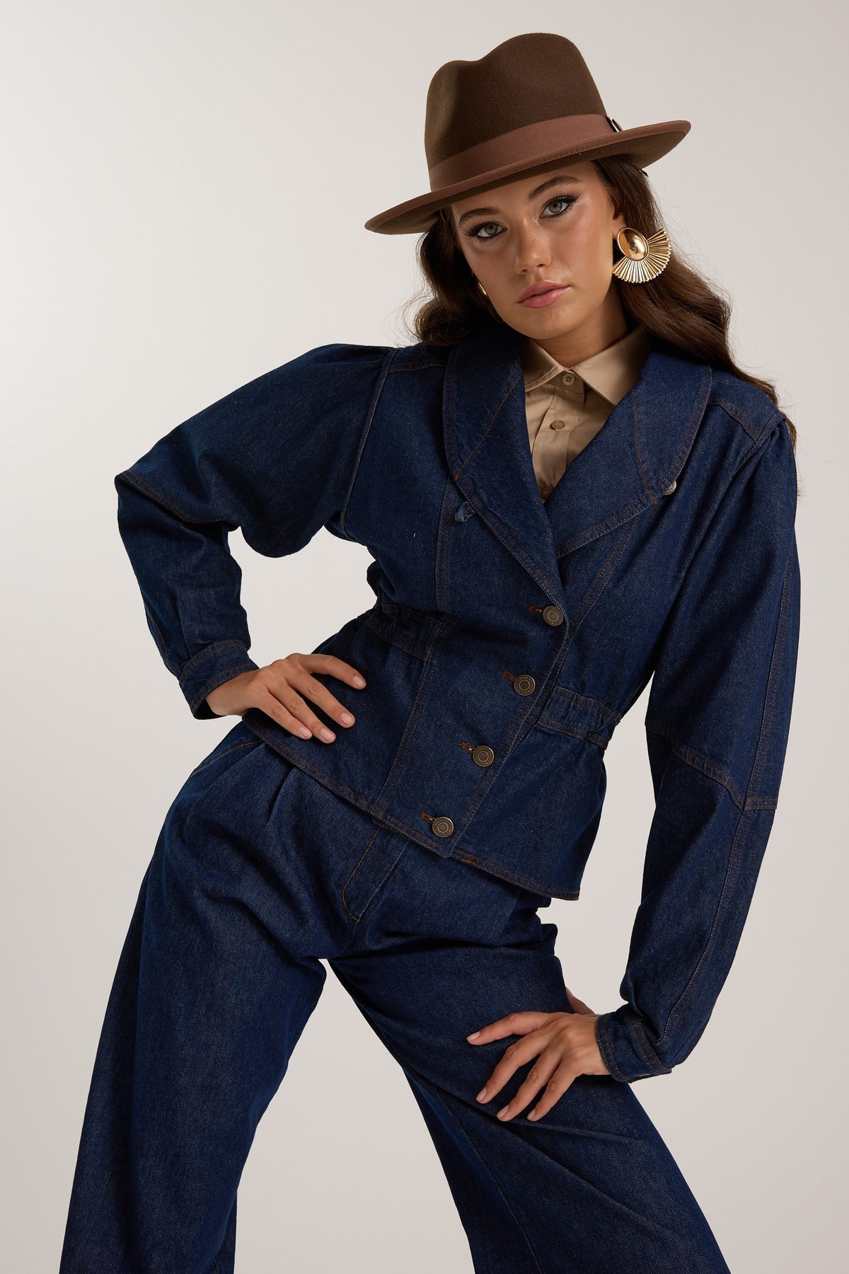 NOK Signature Power Denim Jacket DARK BLUE