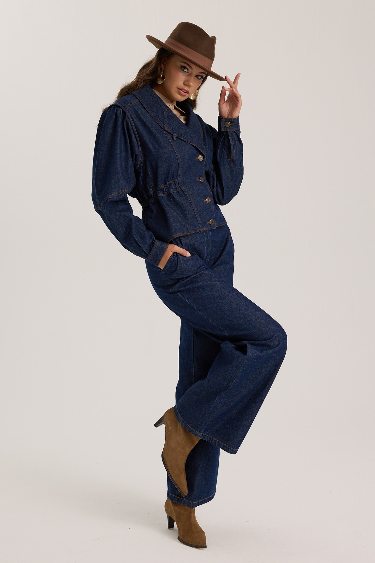 NOK Signature Power Denim Jacket DARK BLUE