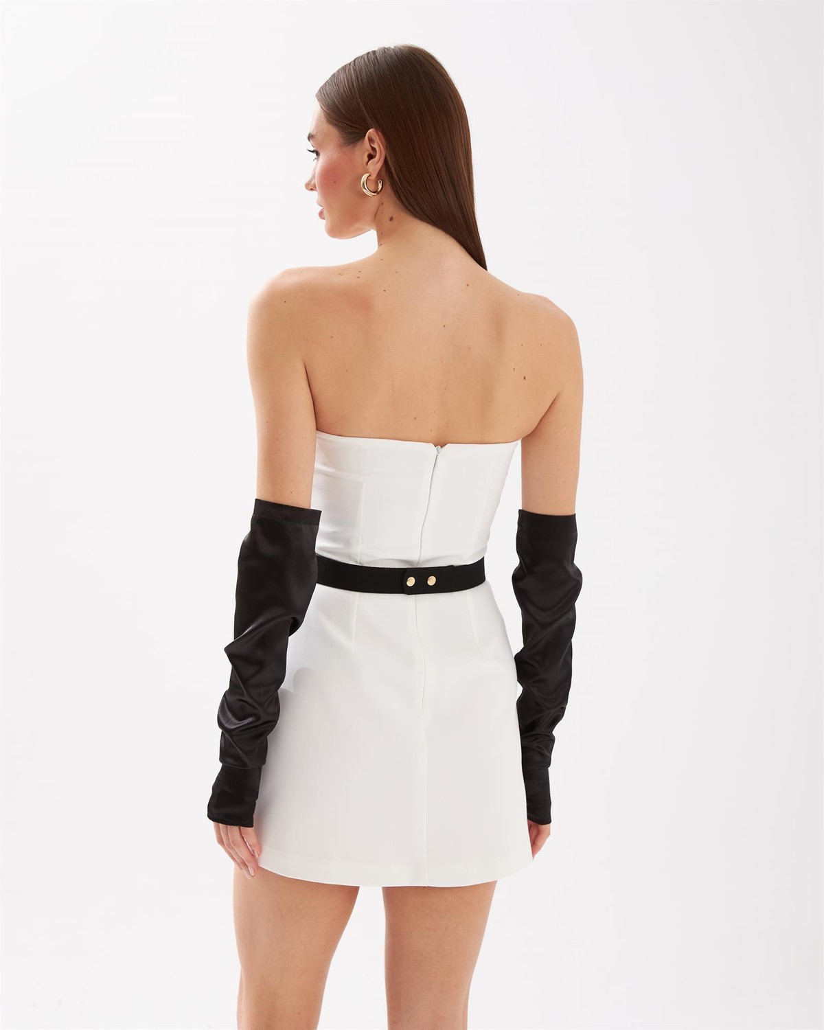 Nok Star Dress Beyaz