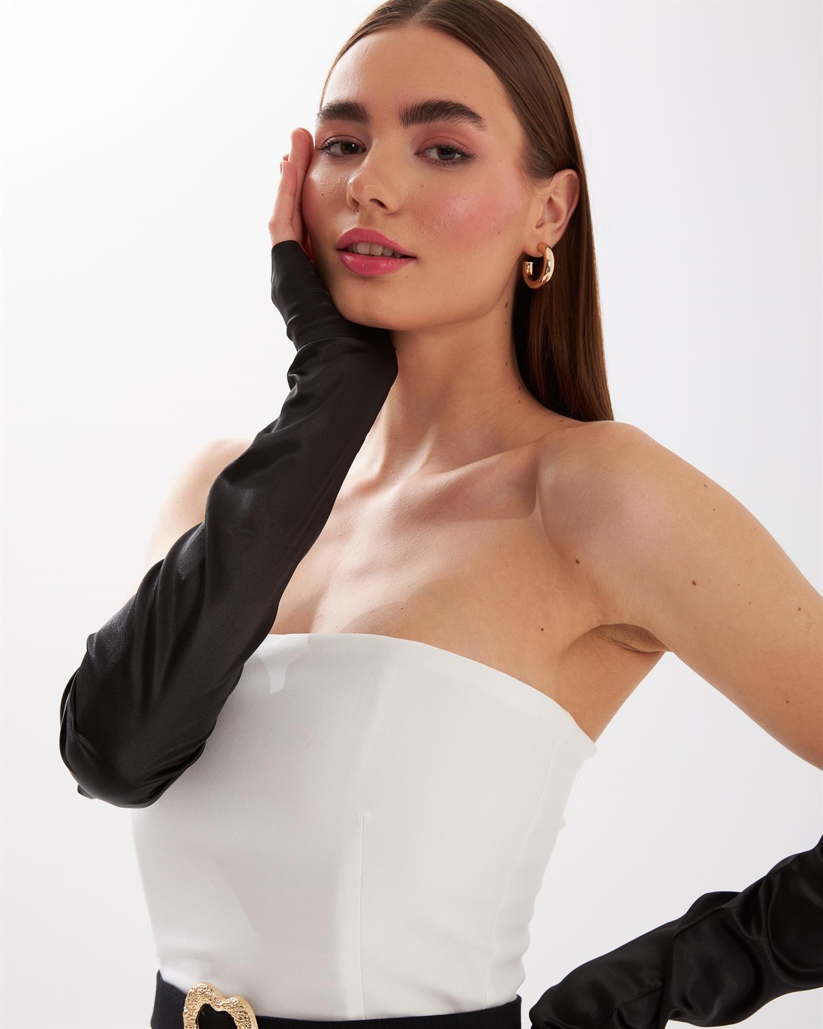Nok Star Dress Beyaz