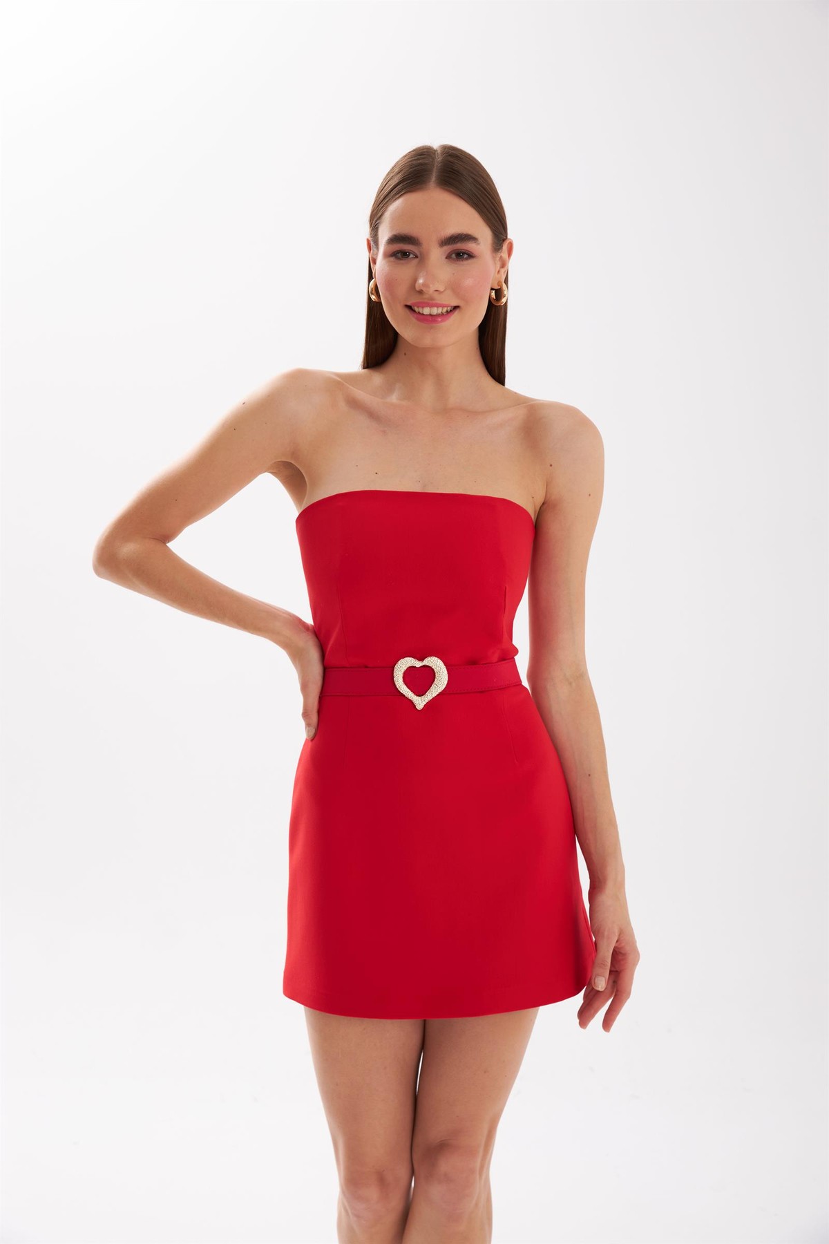 Nok Star Dress Kırmızı