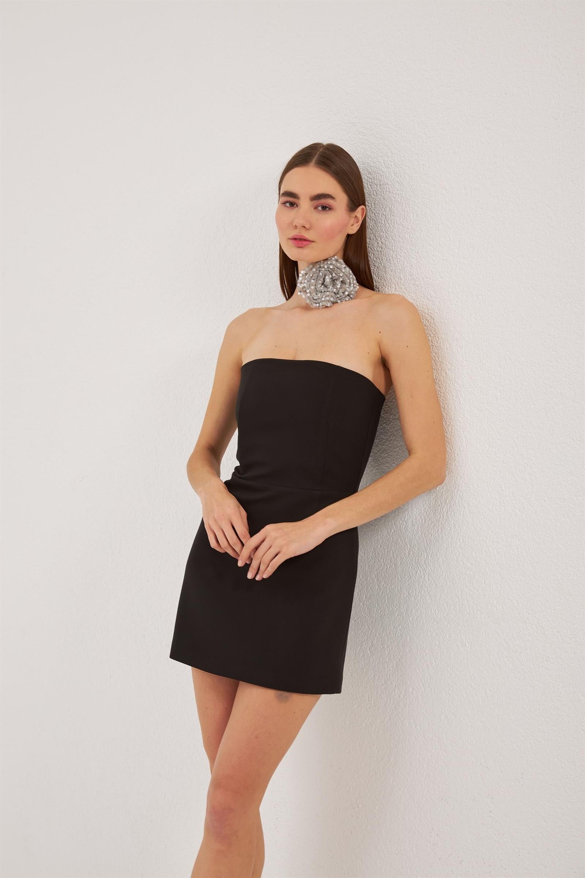 Nok Star Dress Siyah