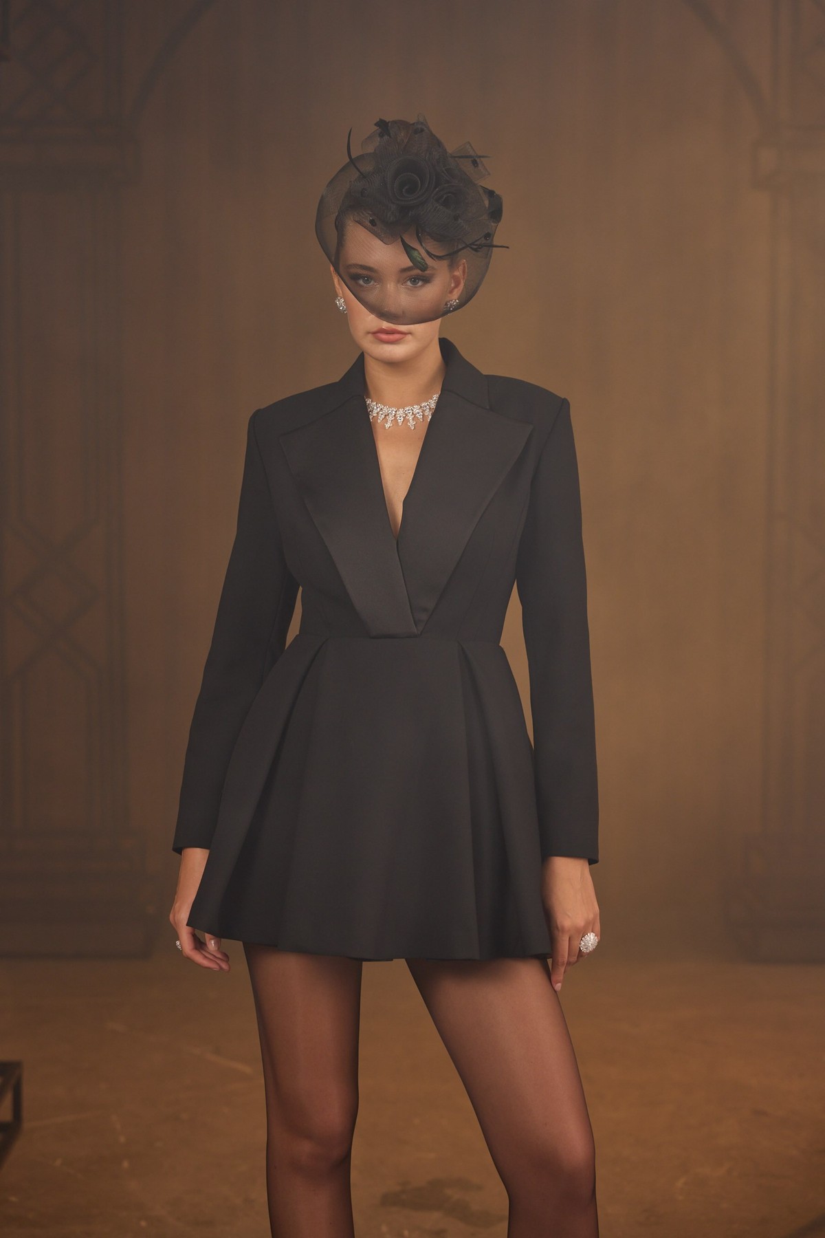 Nok Star Mini Dress Black