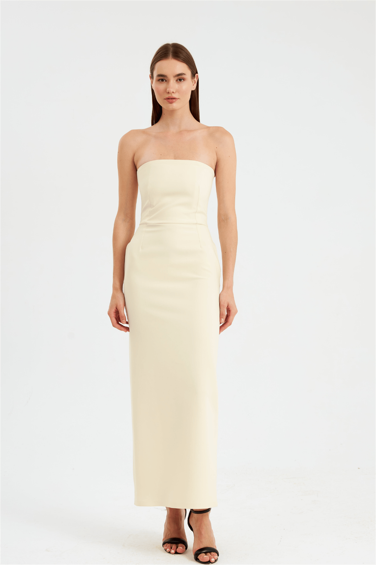 Nok Star Serisi Maxi Dress Ekru