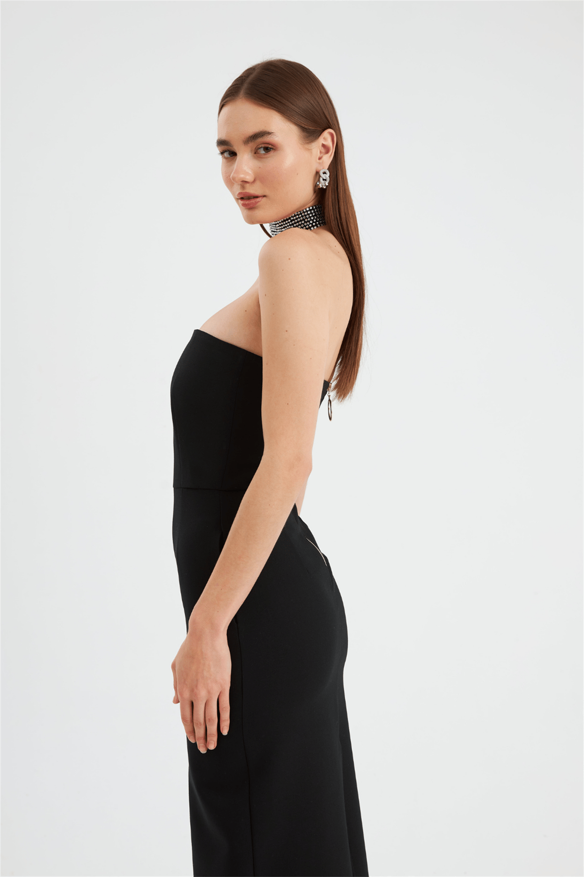 Nok Star Serisi Maxi Dress Siyah
