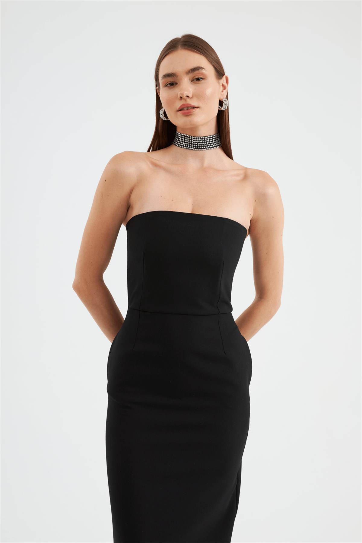 Nok Star Serisi Maxi Dress Siyah