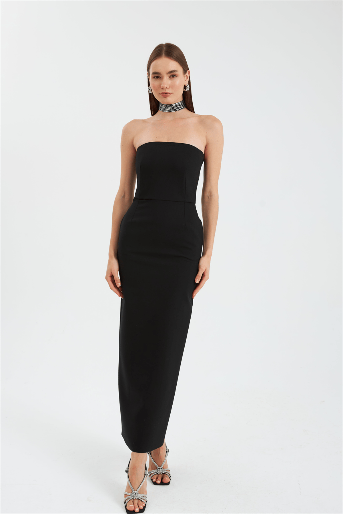 Nok Star Serisi Maxi Dress Siyah