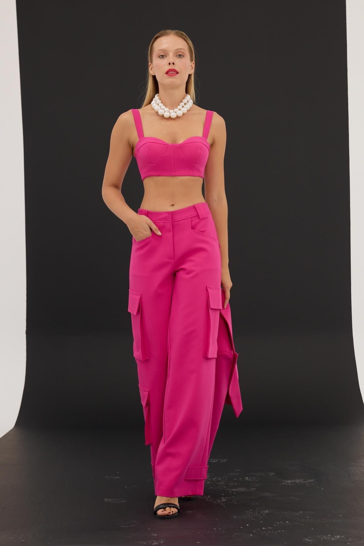 NOK Starborn Cargo Pants Limited Edit Fuchsia