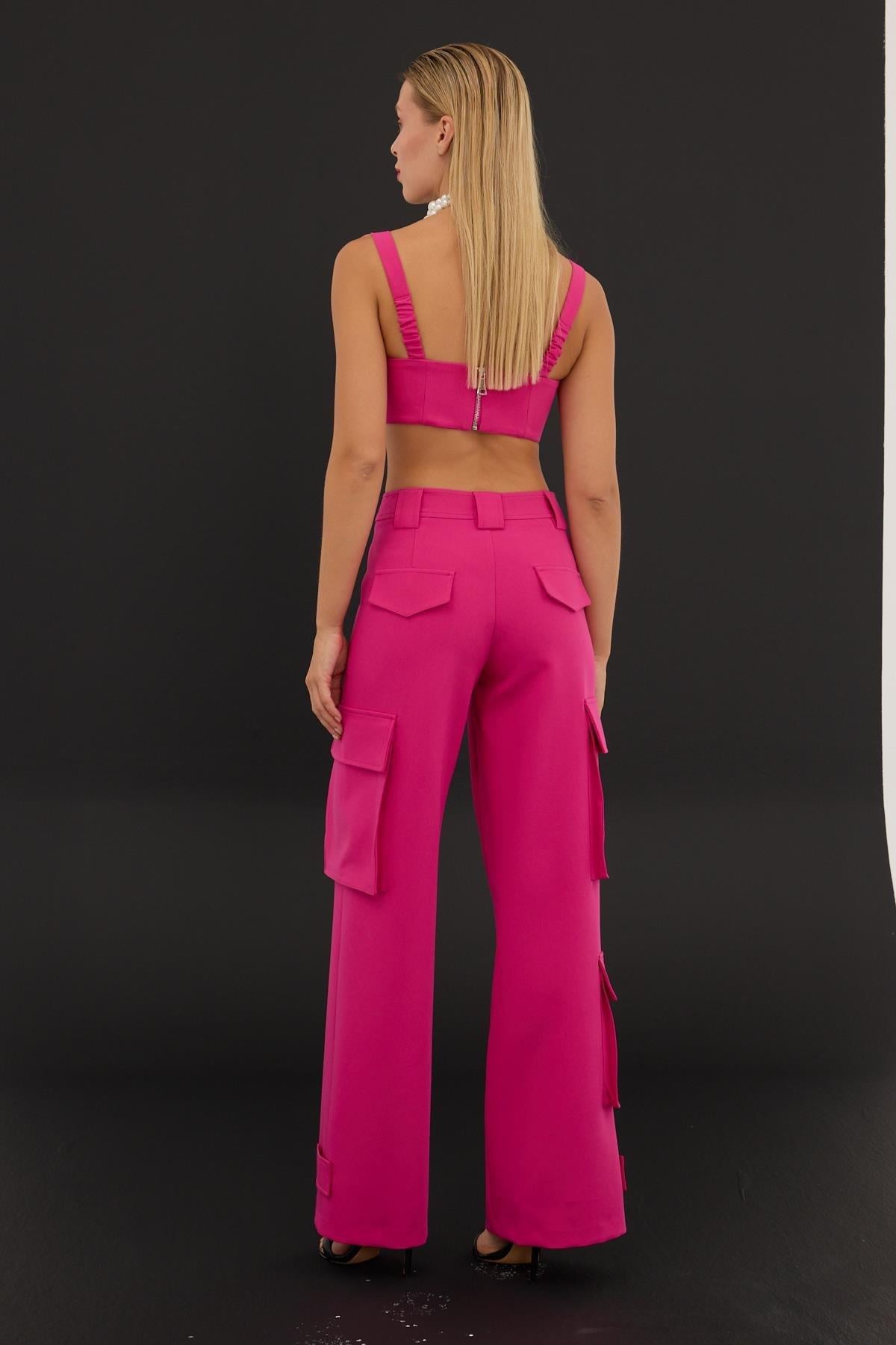 NOK Starborn Cargo Pants Limited Edit Fuchsia