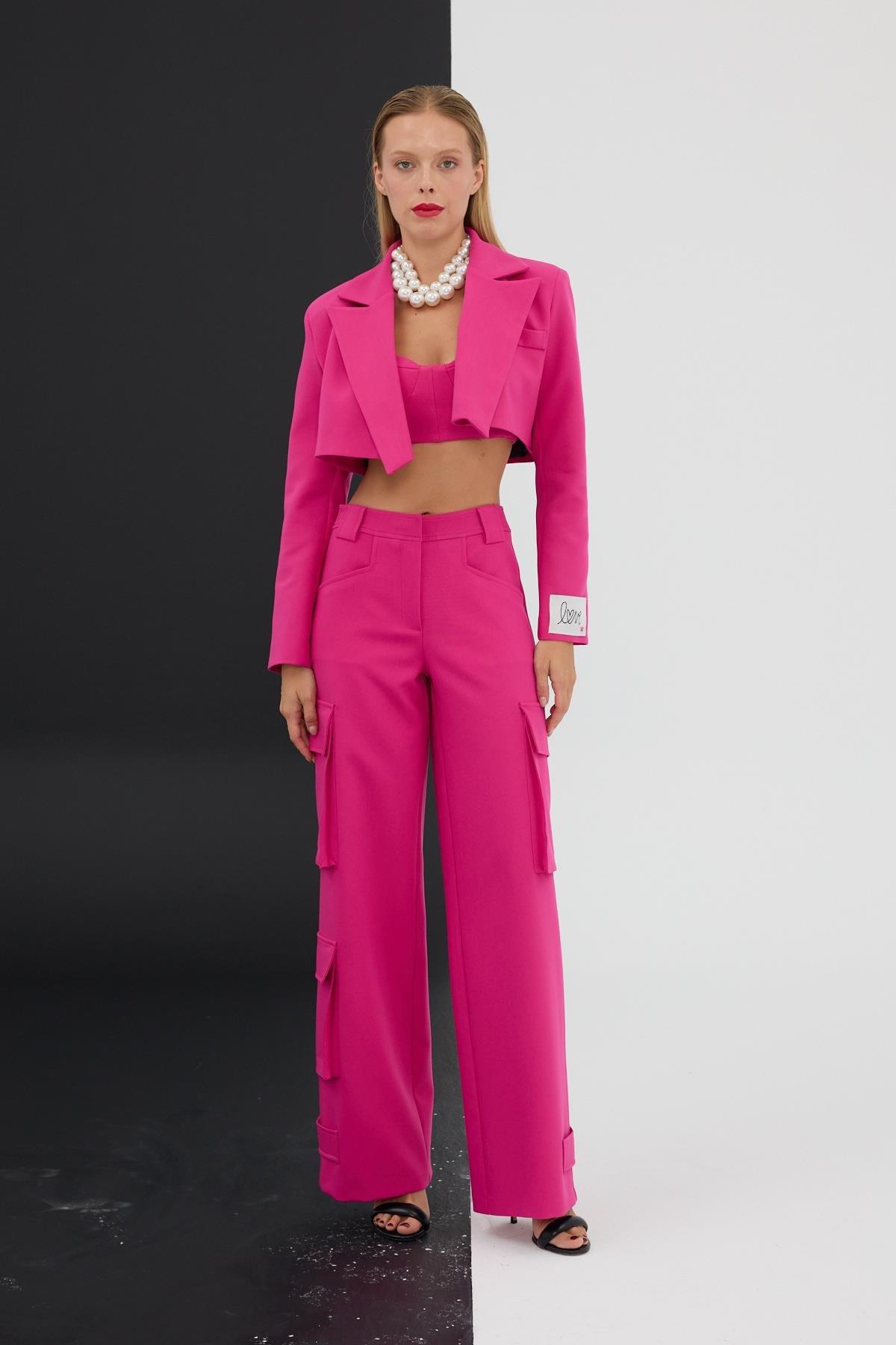 NOK Starborn Cargo Pants Limited Edit Fuchsia
