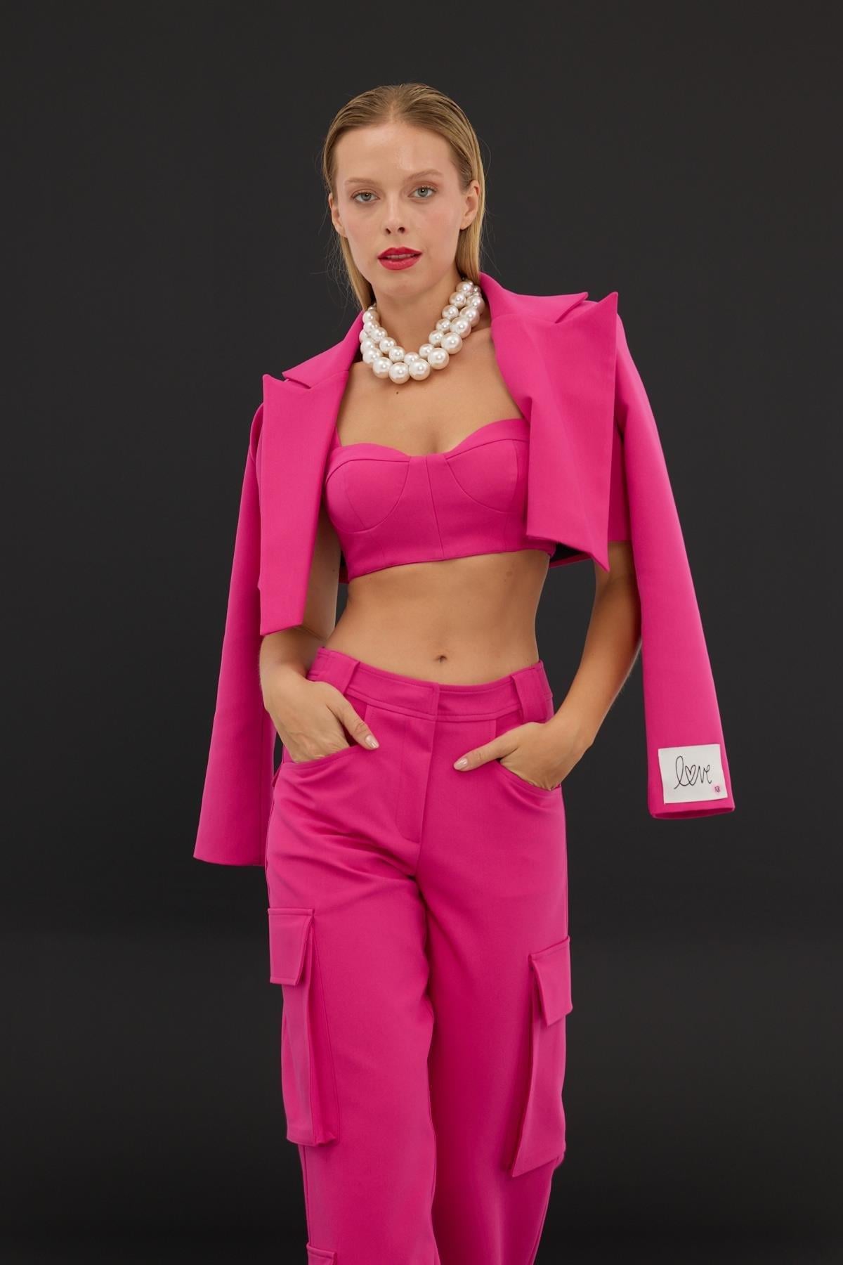 NOK Starborn Cargo Pants Limited Edit Fuchsia
