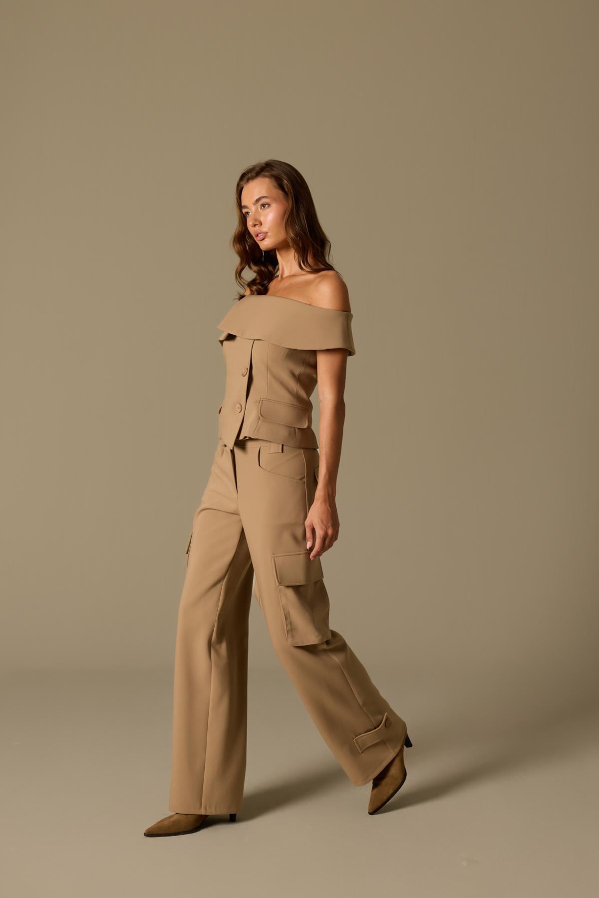 NOK Starborn Cargo Pants Limited Edit Bronze Brown