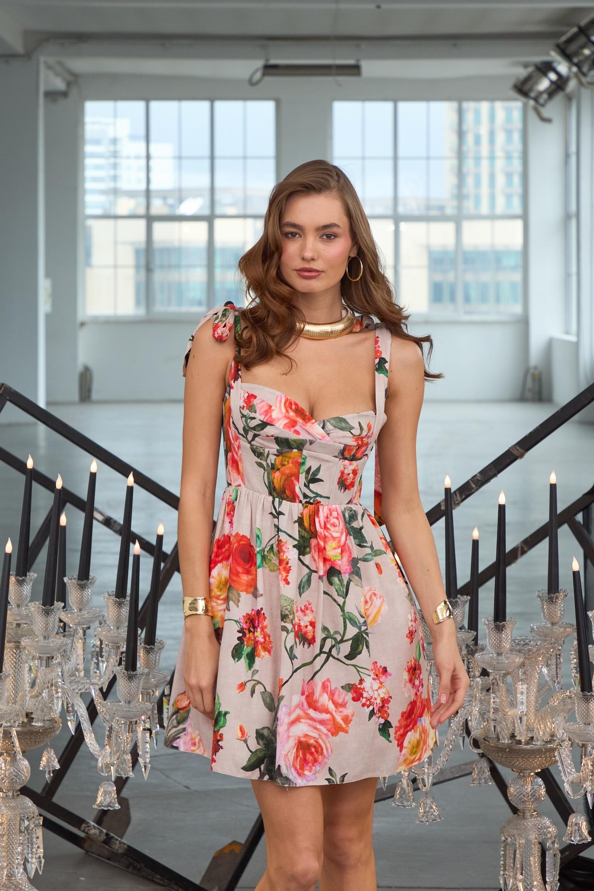 Pouf Delight Mini Dress KARPUZ