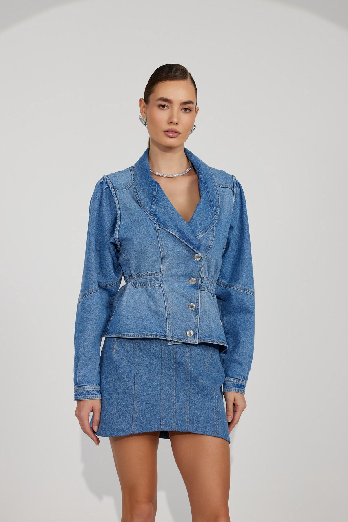 Power Denim Jacket Blue