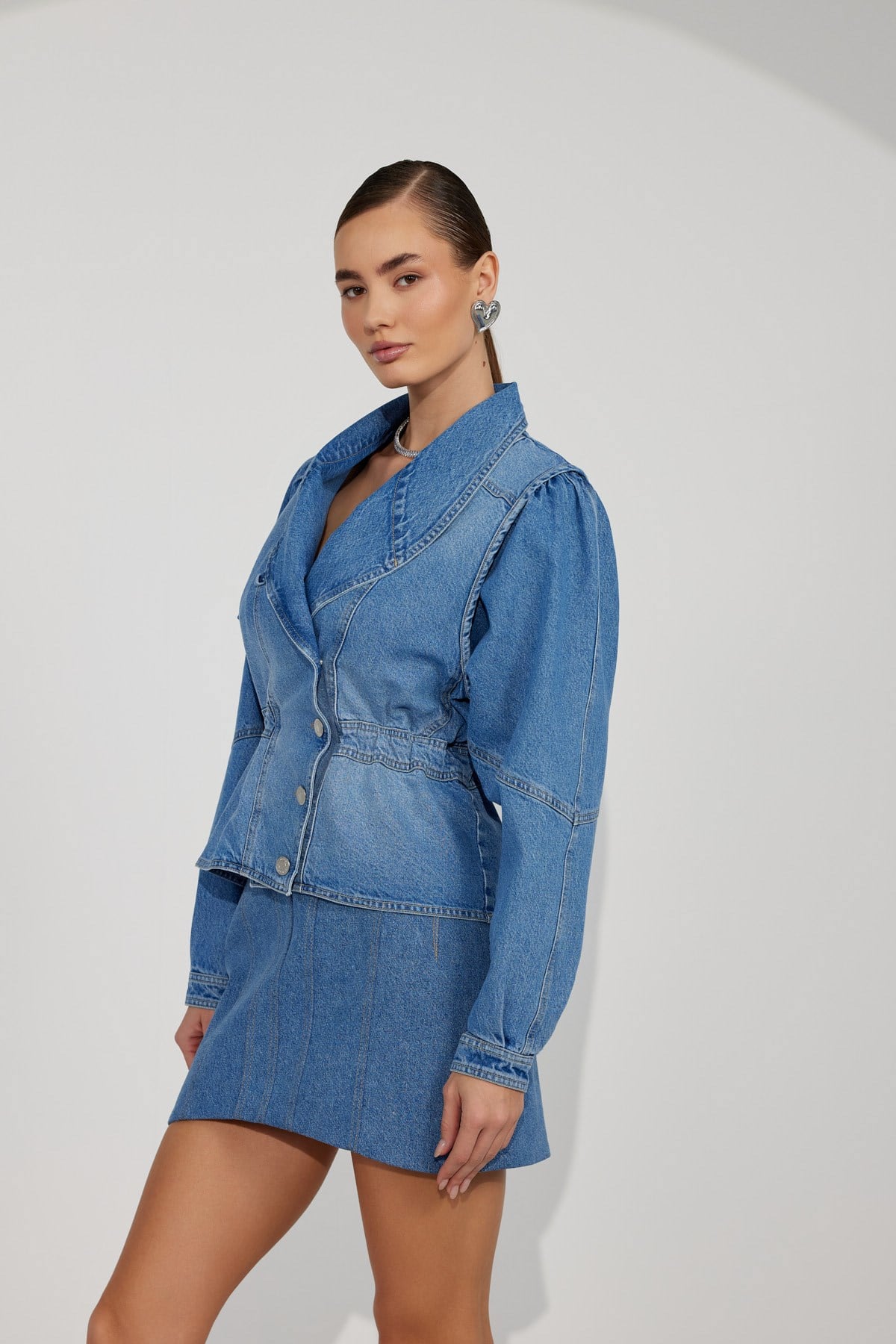 Power Denim Jacket Blue