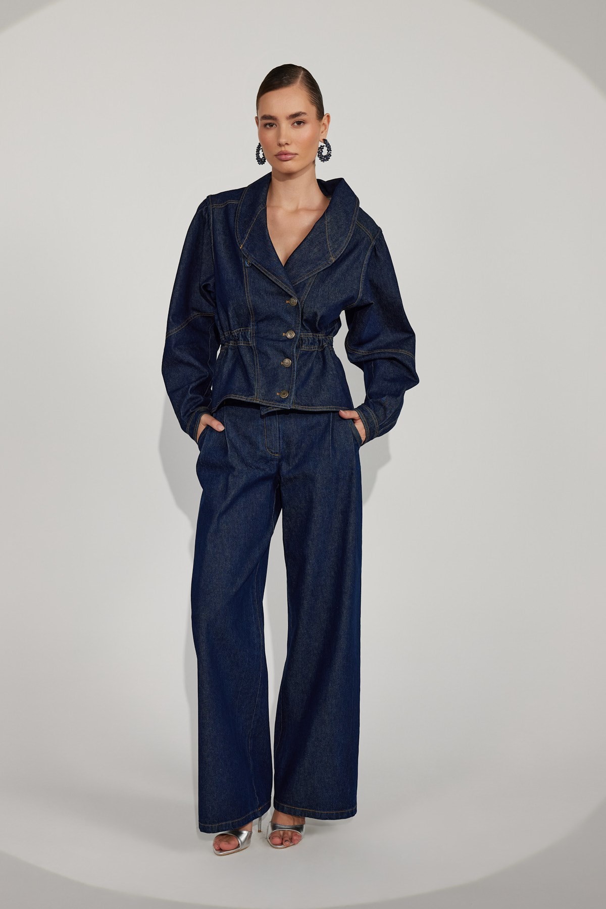 Power Denim Jacket Dark Blue