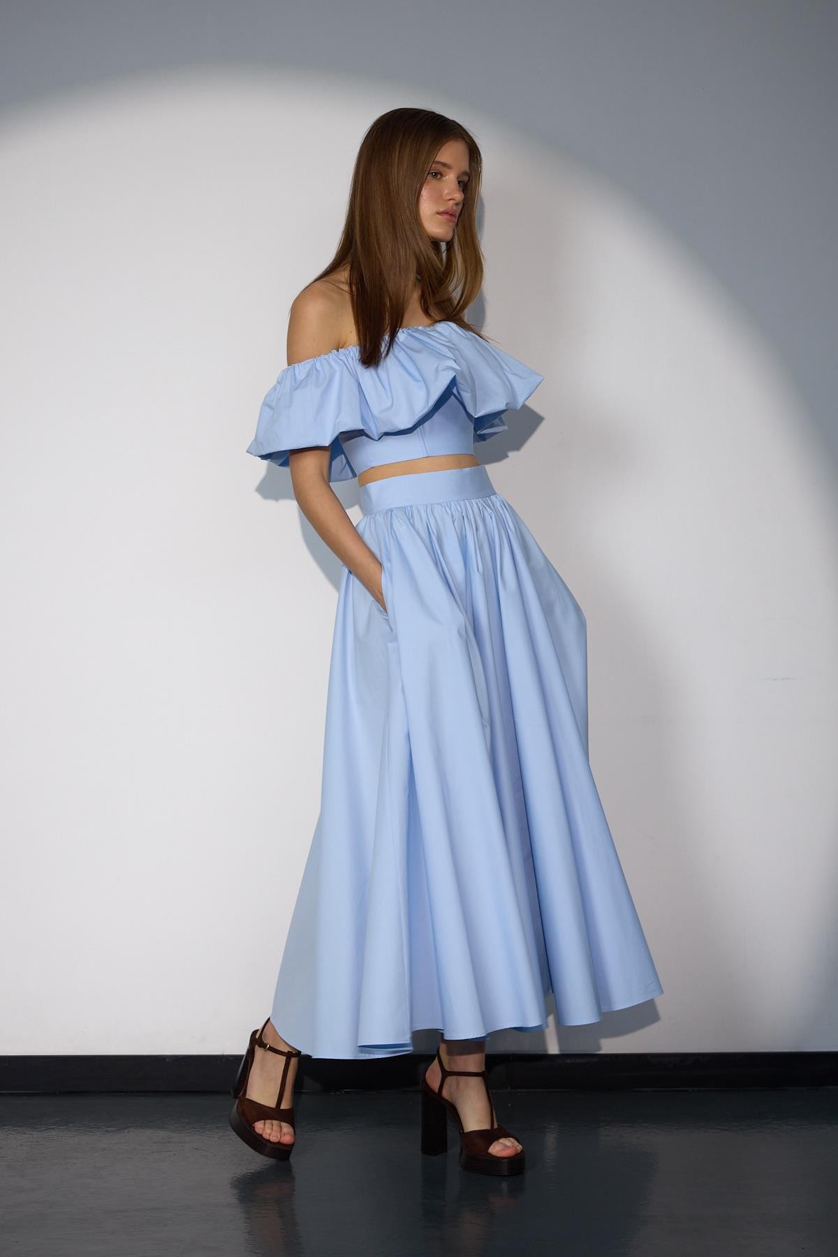 Pure Elegance Maxi Boy Etek Mavi