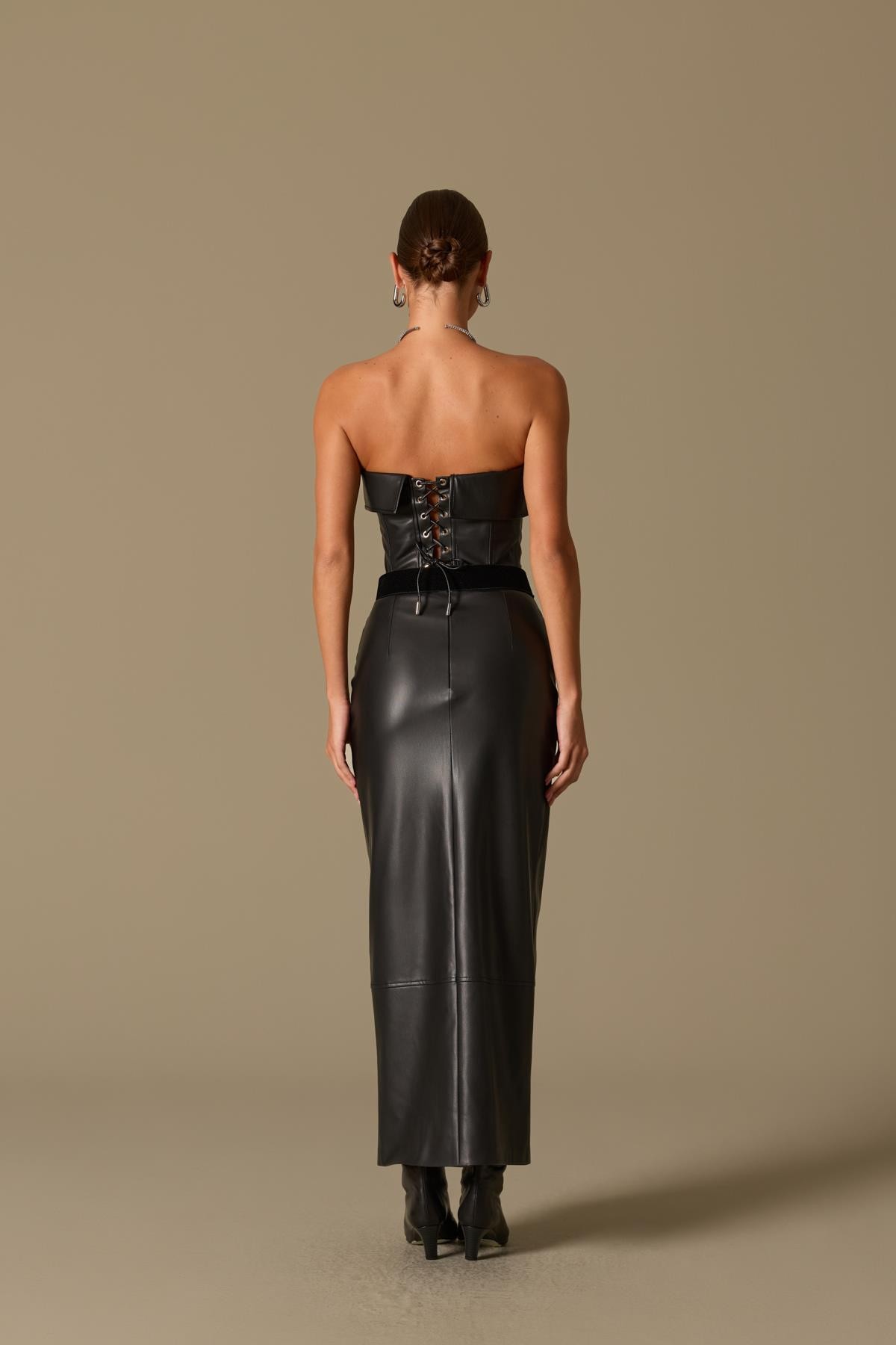 Rebel Queen Maxi Skirt Black
