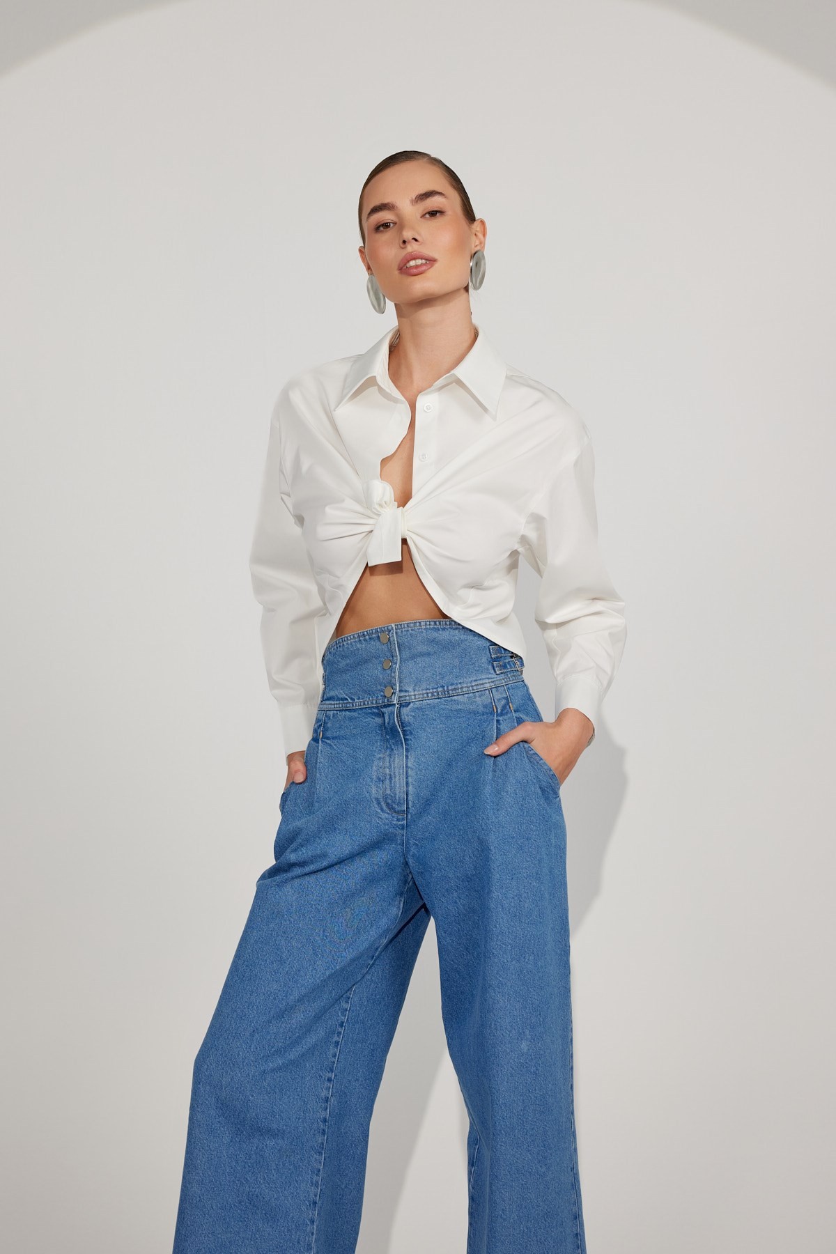 Rıbbon Love Shirt White