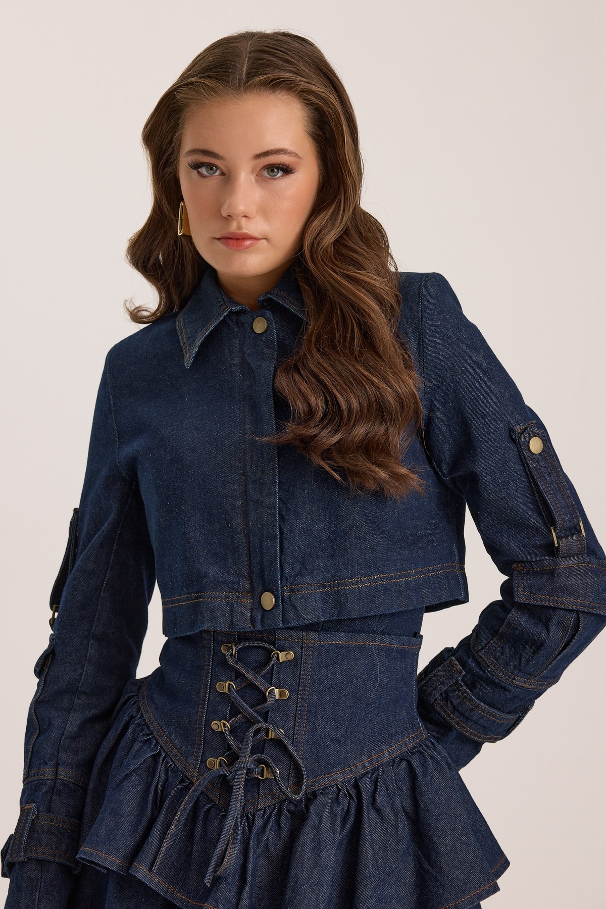 Rock Star Denim Jacket DARK BLUE
