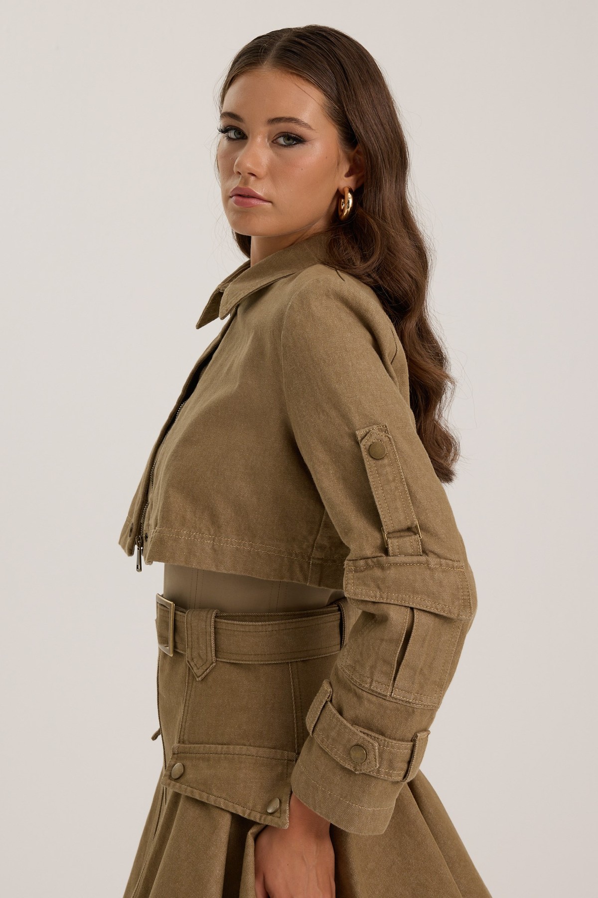 Rock Star Denim Jacket Tint Mink