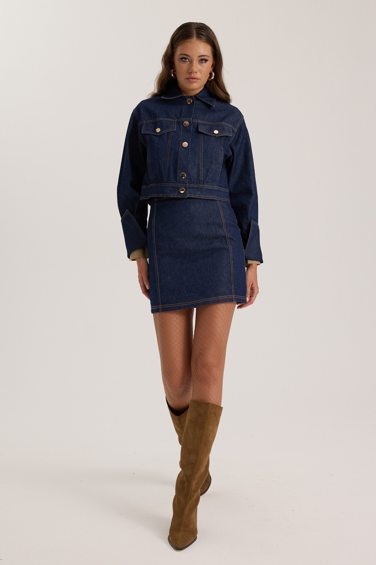 Samantha Denim Jacket DARK BLUE
