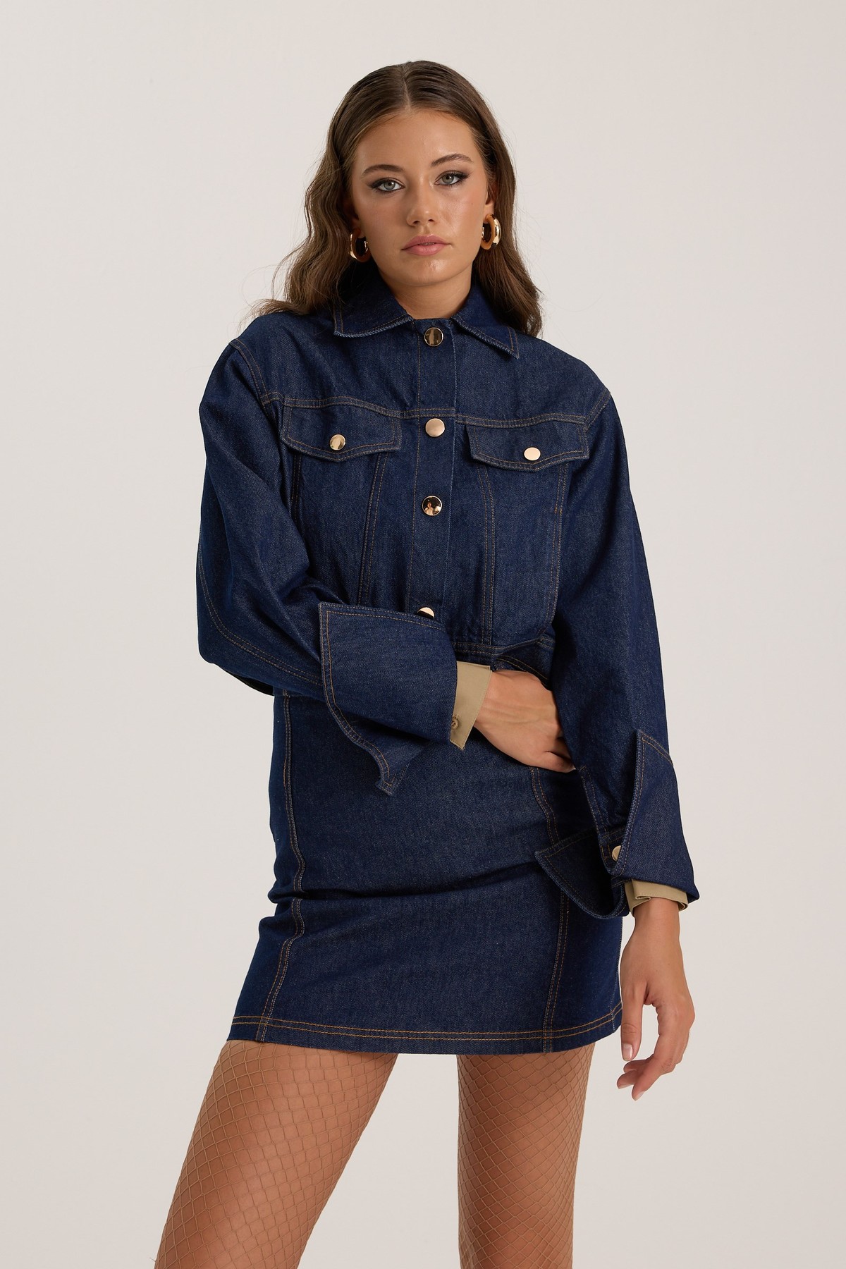 Samantha Denim Jacket DARK BLUE
