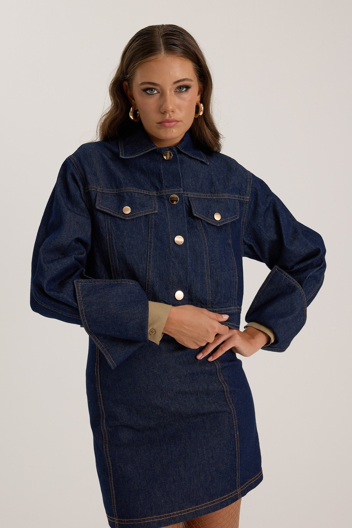 Samantha Denim Jacket DARK BLUE