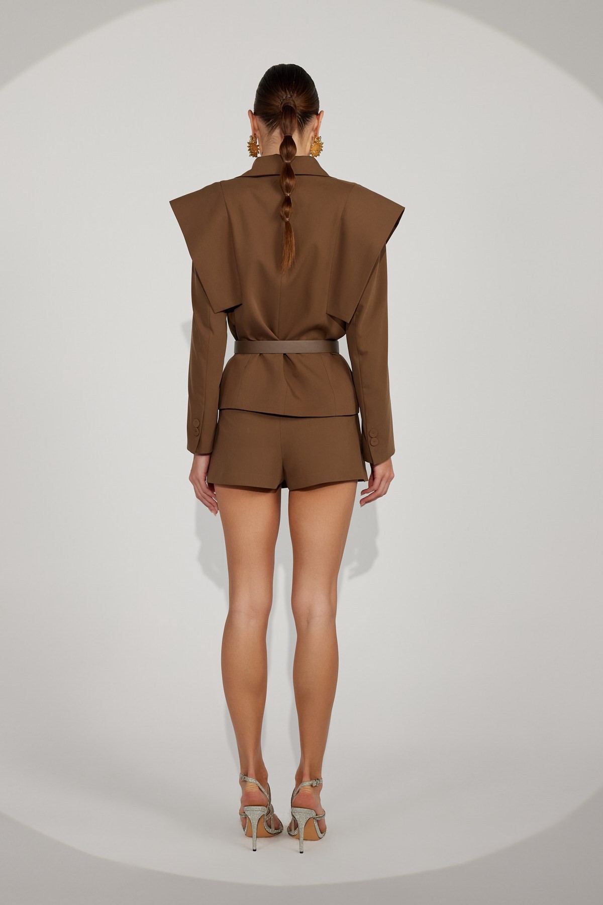 Samantha Mini Short Brown