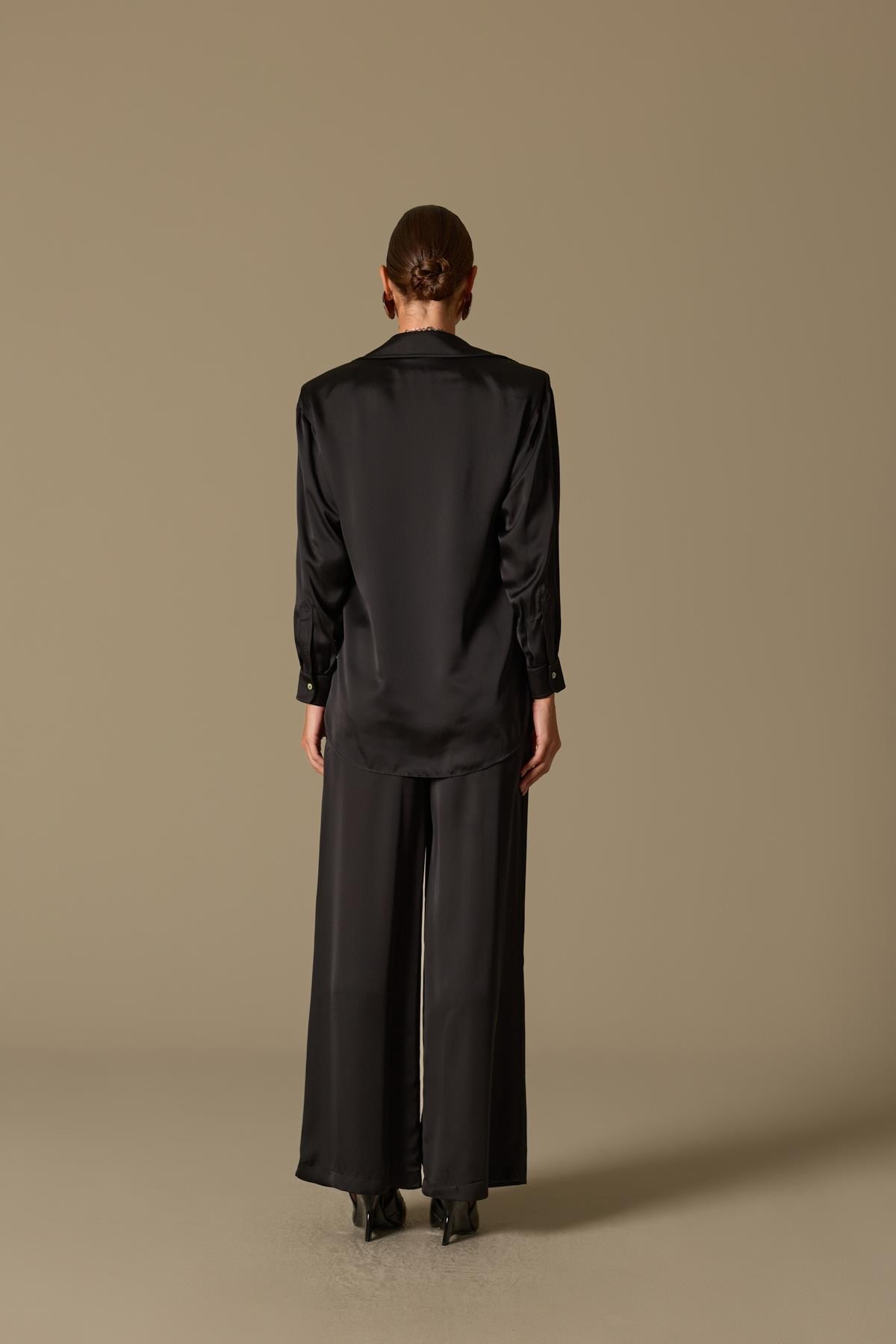 Sateen Touch Pantolon Black