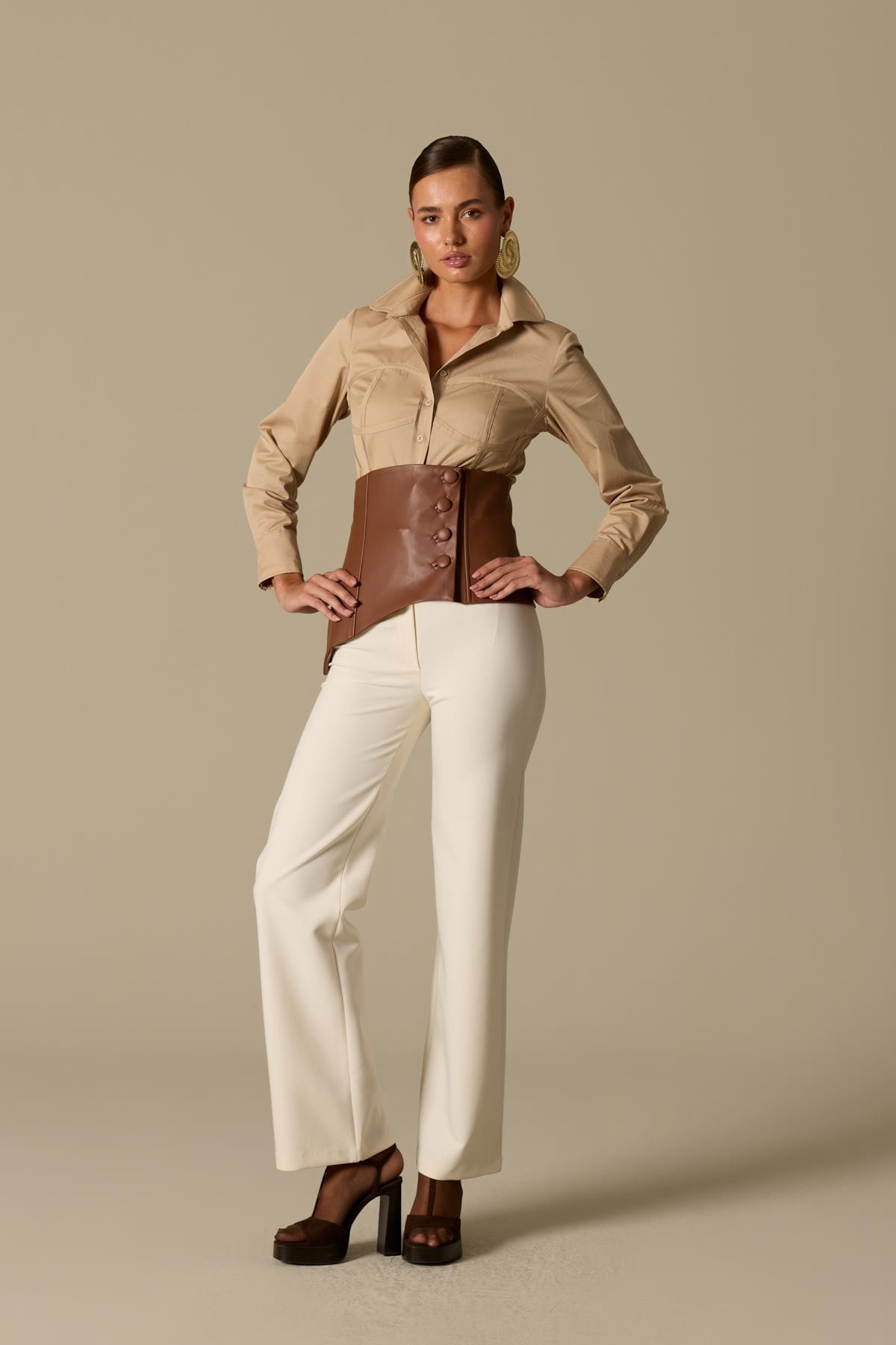 Second Skin Pants Ecru