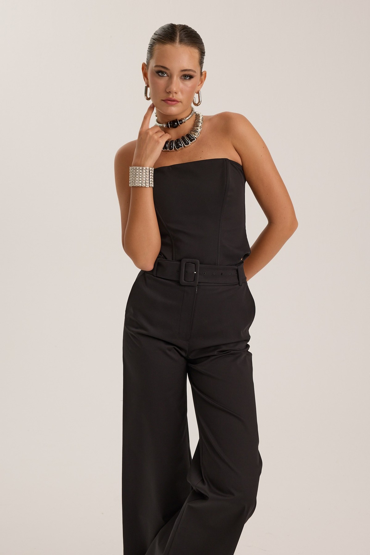 Selena Straight Cut Pant Black