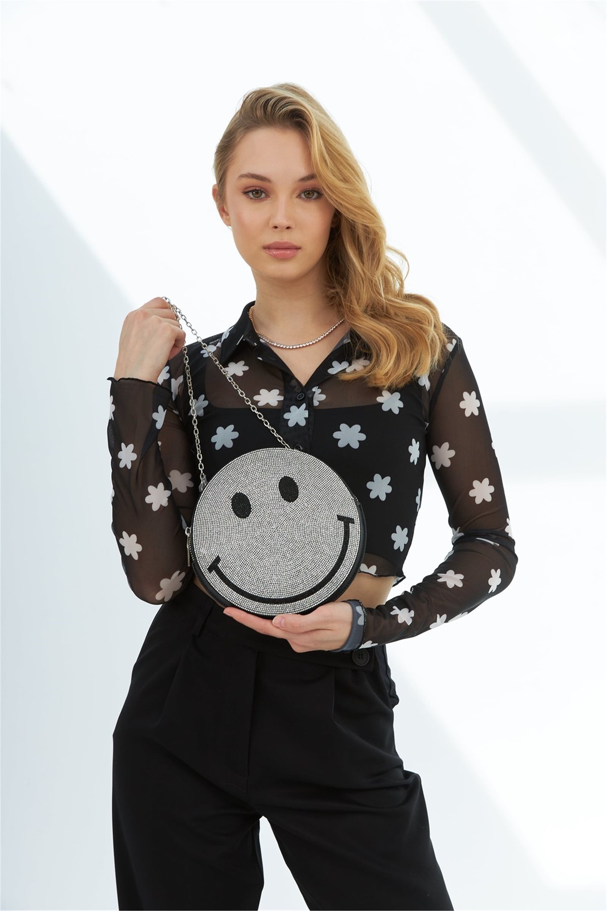 Smile Face Mini Çanta