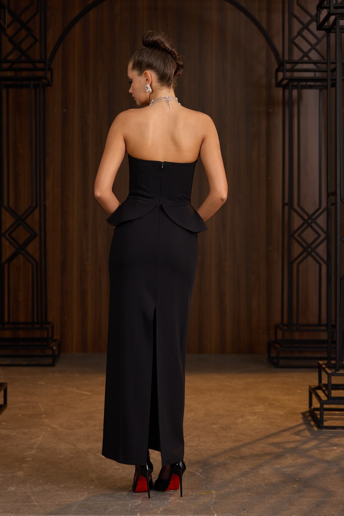 So Chic Maxi Boy Elbise Black