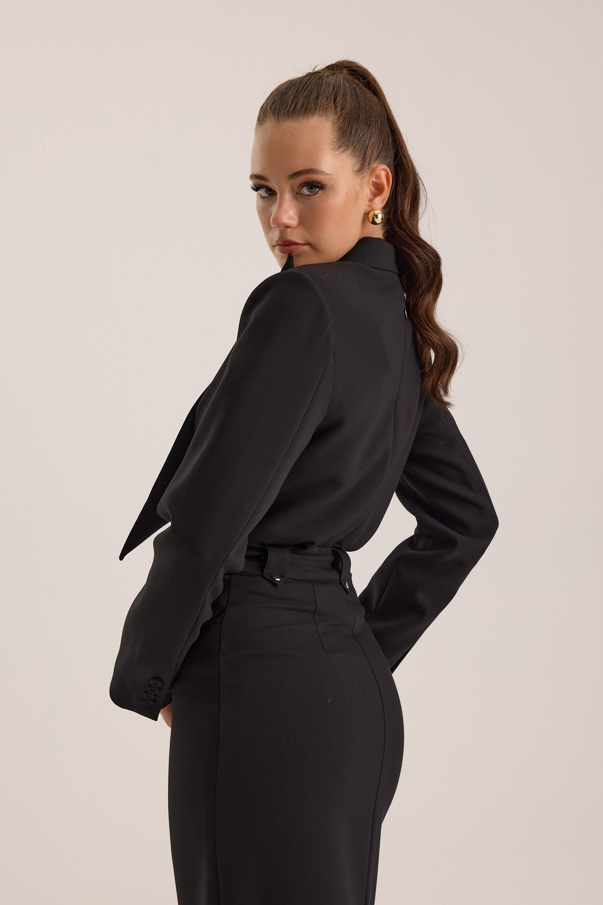 Star blouse Black