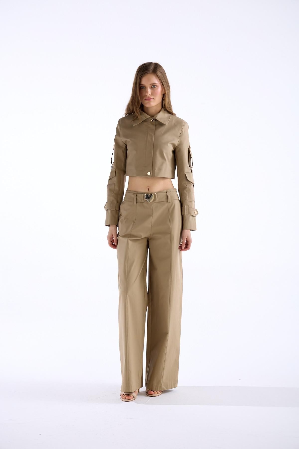 Star Pants Bronze Brown