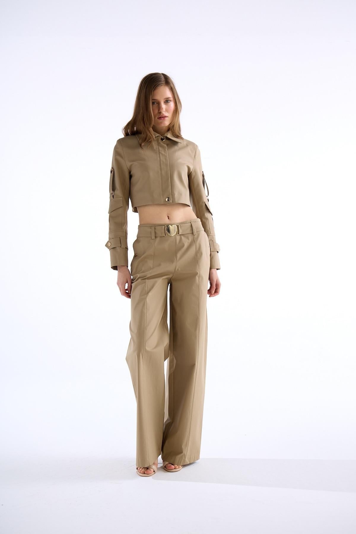 Star Pants Bronze Brown