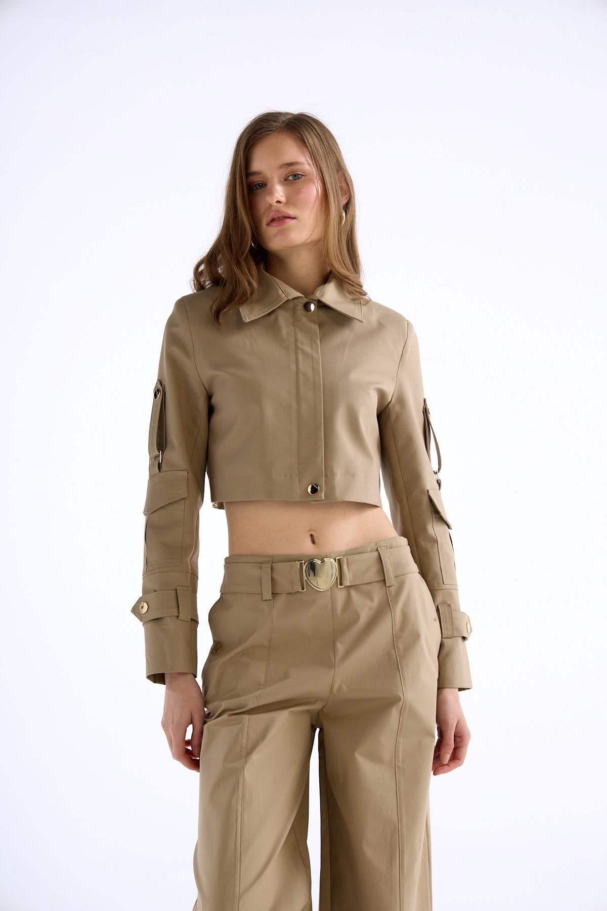 Star Pants Bronze Brown