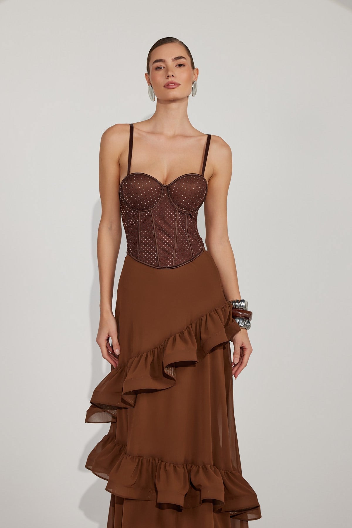 Starlight Corset Brown