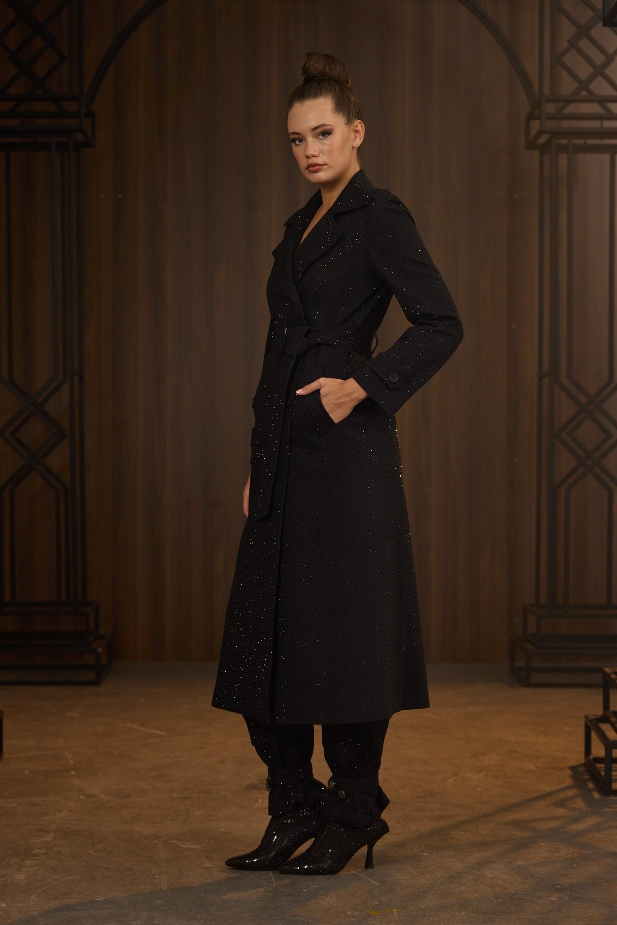 Starlight Trenchcoat Black